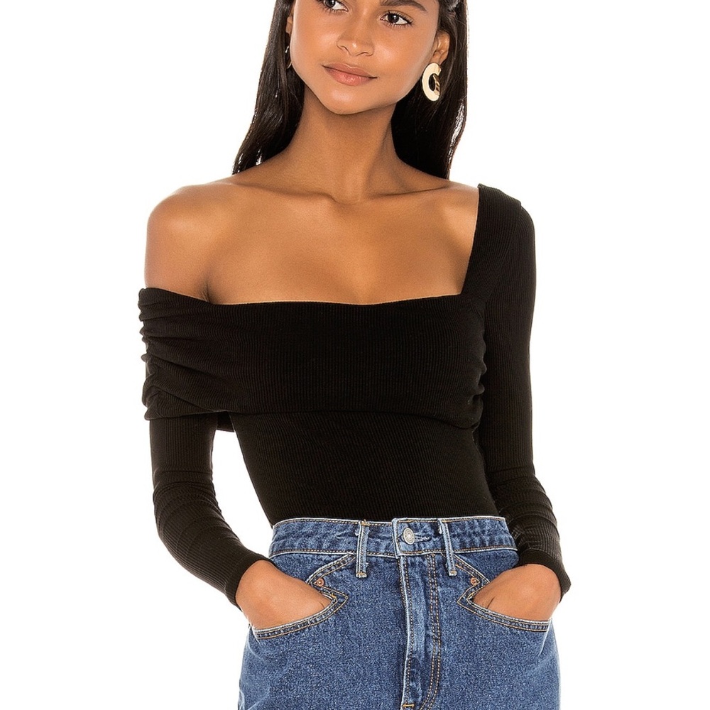 Lovers + Friends | Florence Bodysuit in Black